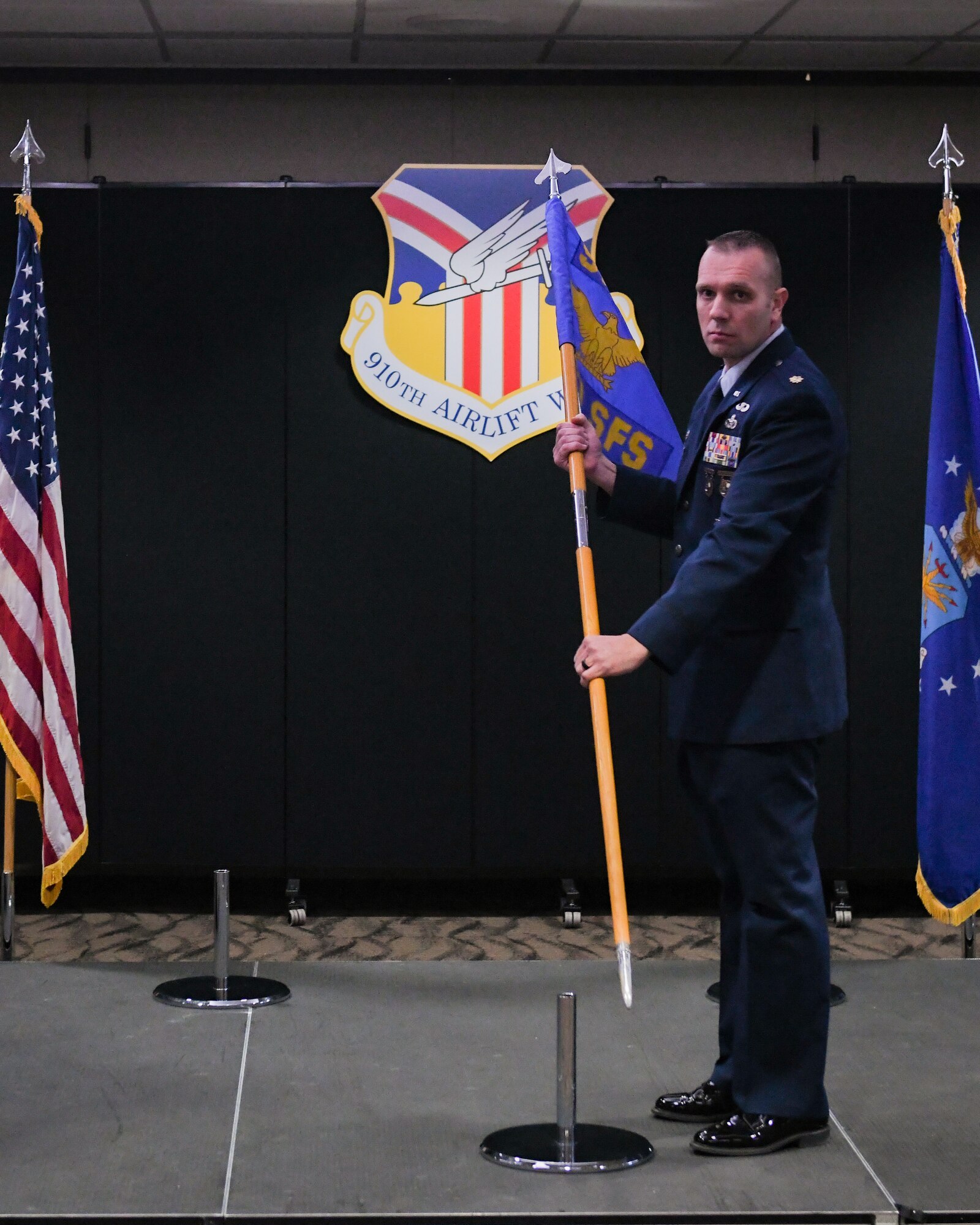 Megyesi held the SFS command position as the interim commander for a little more than a year after the previous commander, Lt. Col. Scott Stewart’s, departure.
