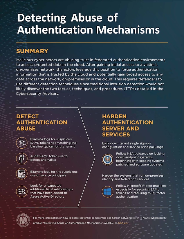 Detecting Abuse of Authentication Mechanisms Infographic
