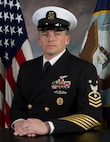 Studio portrait of CMDCM Patrick J. Roseland.