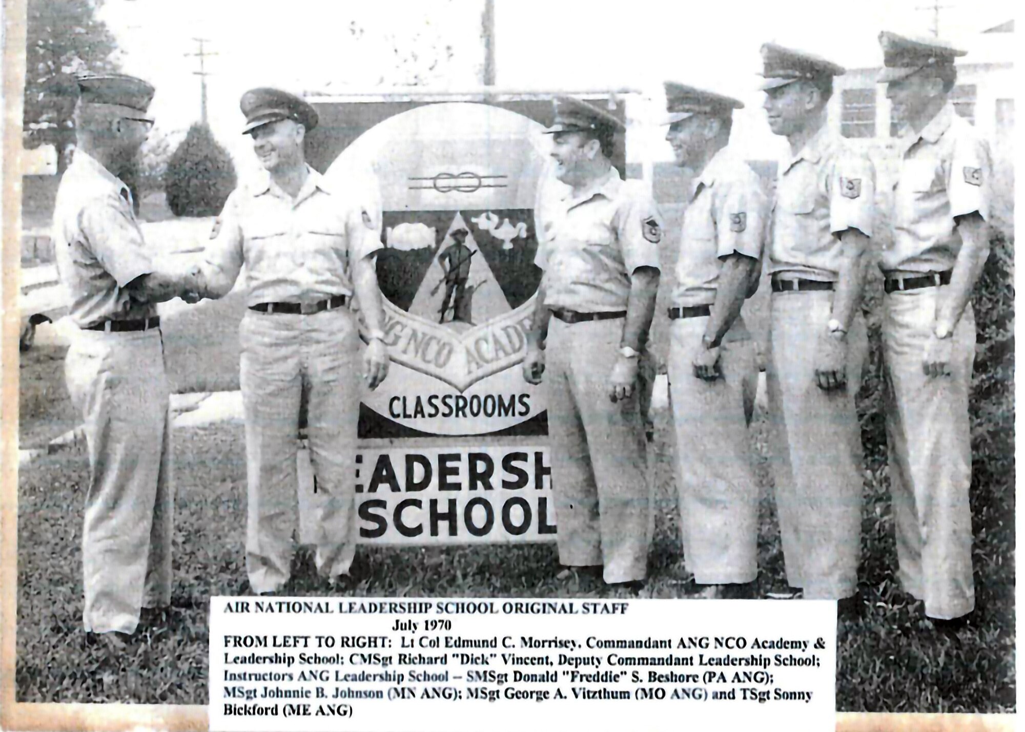 Air National Guard leadership school original staff