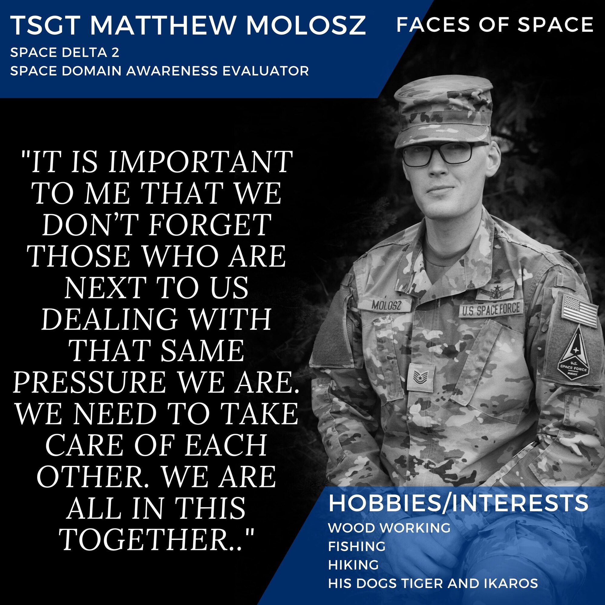 Graphic of TSgt Matthew Molosz