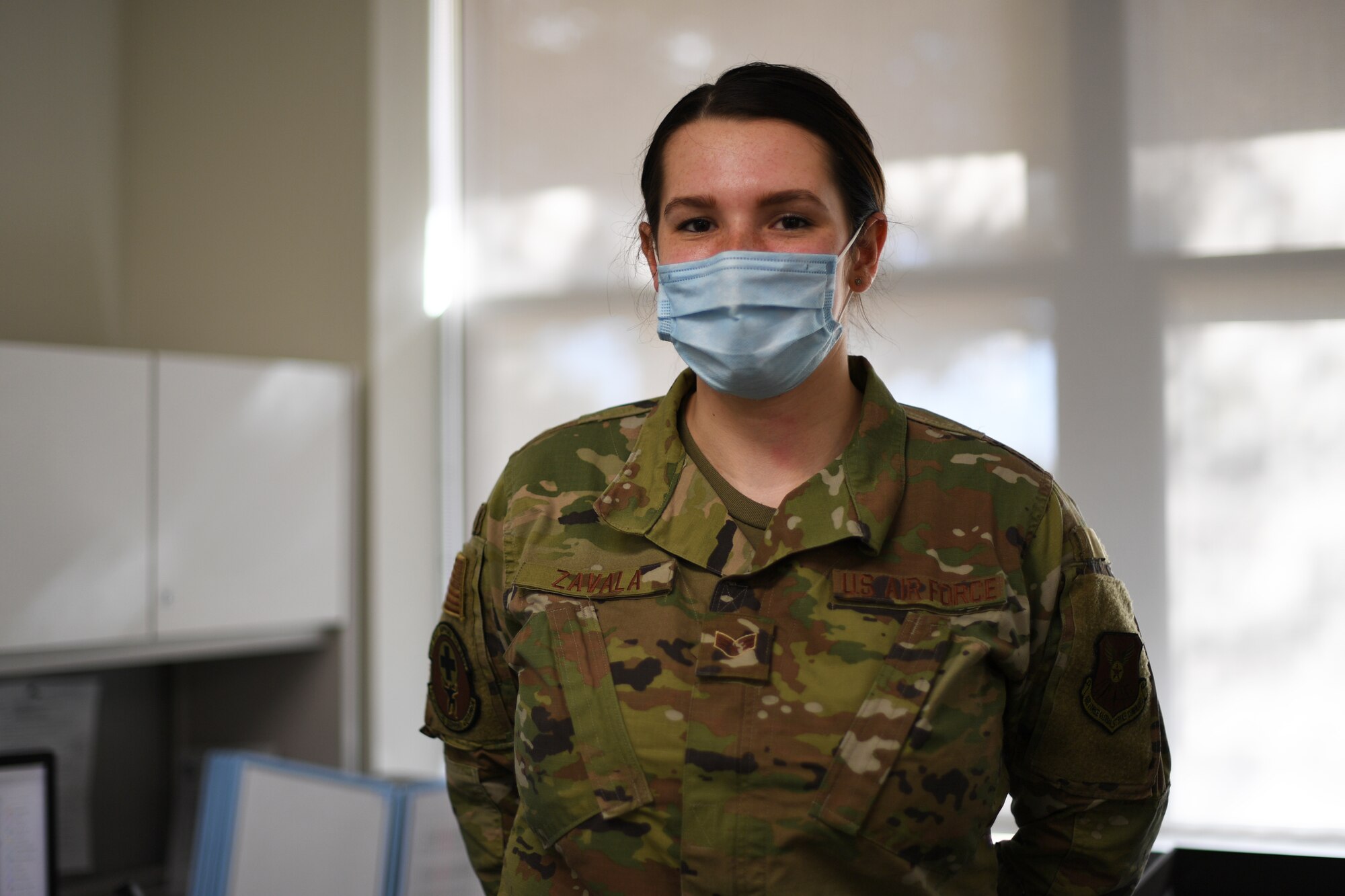 Medical Airman poses for portrait