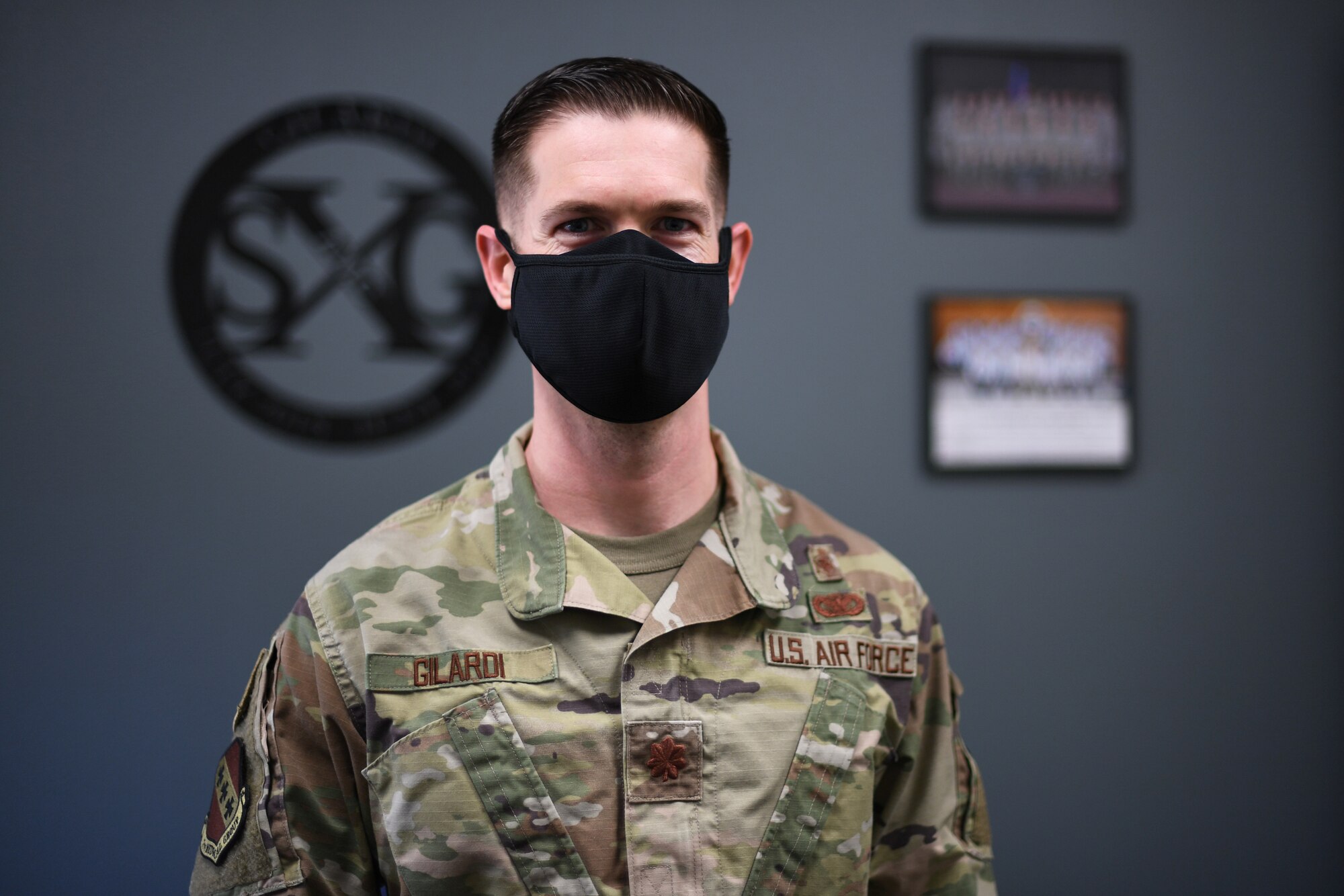 Medical officers poses for portrait