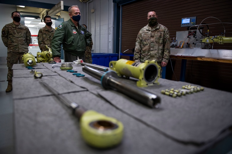 Seymour Johnson Air Force Base showcased innovation within multiple units throughout the 4th Fighter Wing to Gen. Mark Kelly, commander of Air Combat Command, Dec. 17-18.