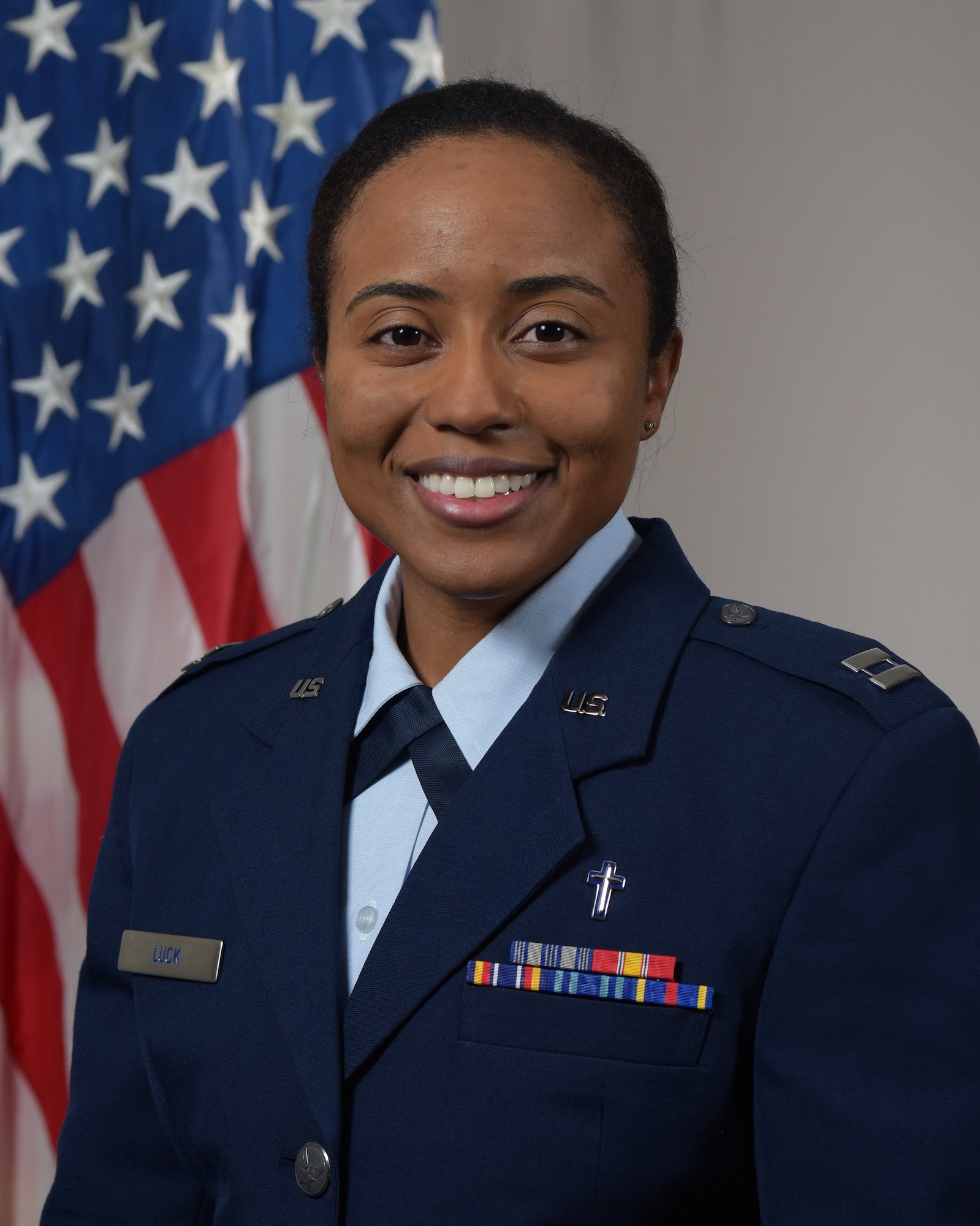 Captain Jasmin Luck is a chaplain with the 944th Fighter Wing.