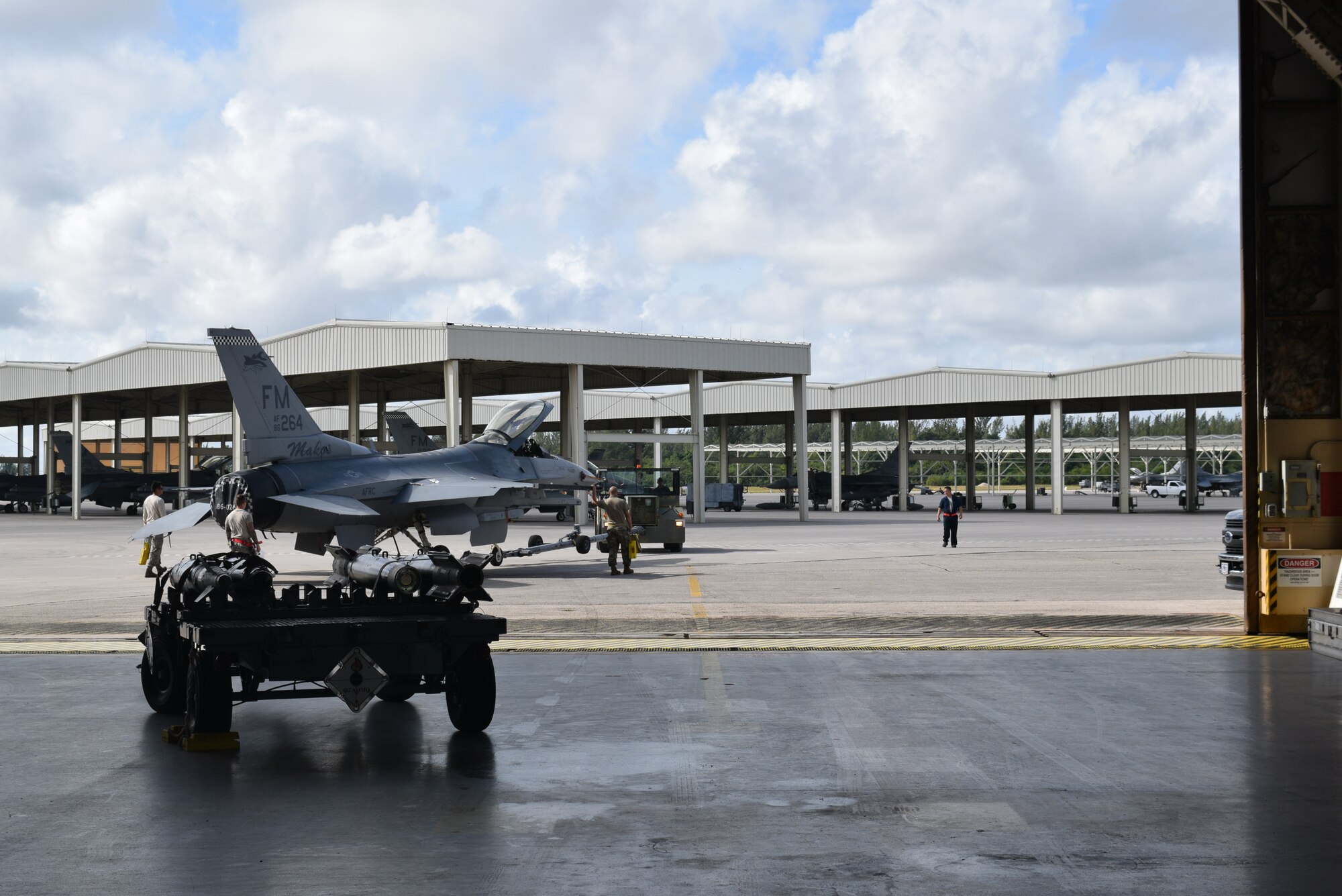 Members of the 926th Aircraft Maintenance Squadron provide maintenance support to the 482nd Fighter Wing, Homestead Air Reserve Base, Florida, Dec. 6-19, 2020. The 12 maintainers have been working at Homestead ARB in support of the 482nd’s upcoming deployment.