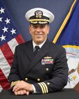 Studio portrait of Cmdr. Steve Puskas