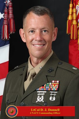 201221-N-N0443-1013 PENSACOLA, Fla. (Dec. 21, 2020) Official photo of Lt. Col. David J. Donnell. (U.S. Navy photo)