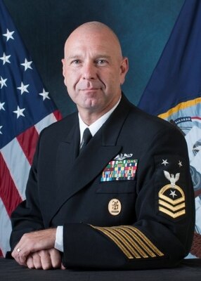 201221-N-N0443-1019 PENSACOLA, Fla. (Dec. 21, 2020) Official photo of Command Master Chief Edward T. Rathgeber. (U.S. Navy photo)