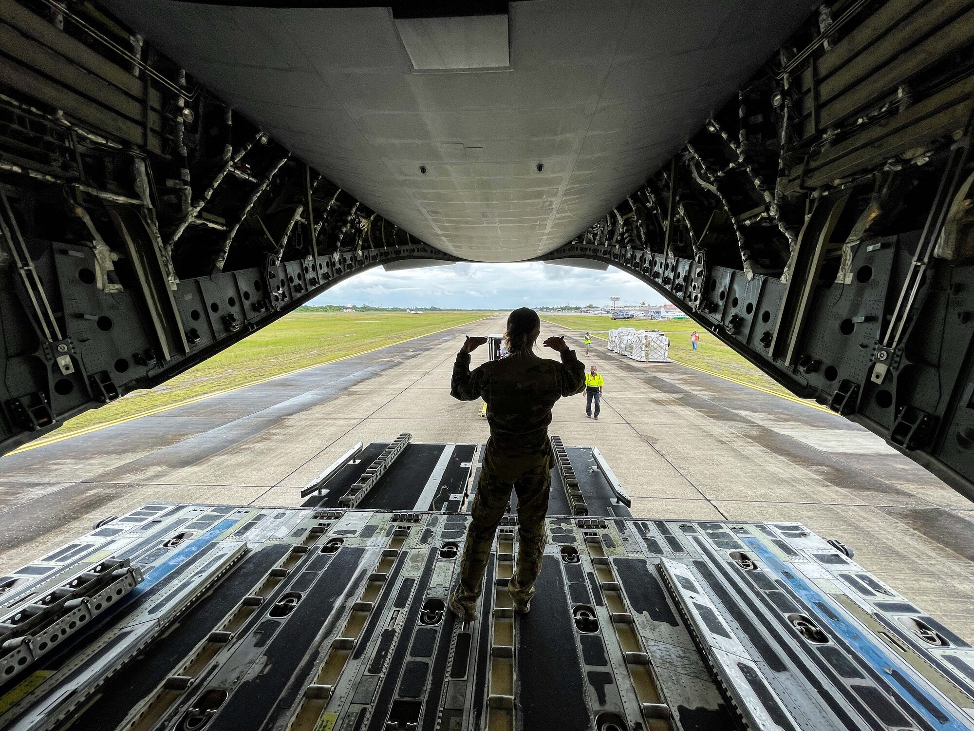 As Christmas quickly approaches, the people of Belize received a much needed gift, in the form of nearly 7,200 lbs. of medical aid delivered via Charleston based C-17.

The donated humanitarian aid, consisting of mostly surgical equipment, was delivered by the 315th Airlift Wing from Joint Base Charleston, S.C., and was estimated to help more than a half-million people in Belize.