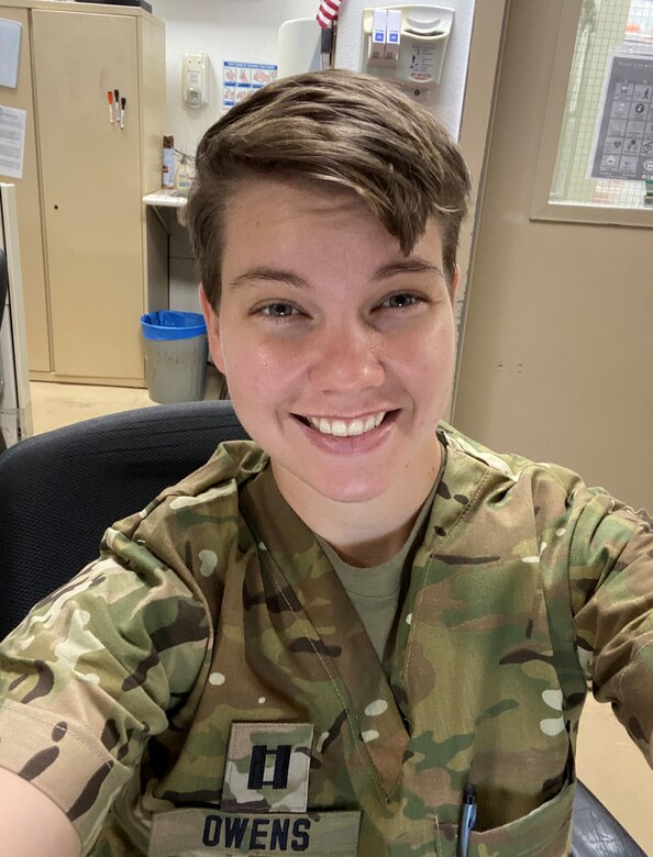 Capt. Ruthanne Owens is a 66H, Medical Surgical Nurse, with the 228th Combat Support Hospital currently deployed to Kuwait. Typical for Army Reserve Medical Soldiers, Owens brings both her civilian and military skills to the fight.