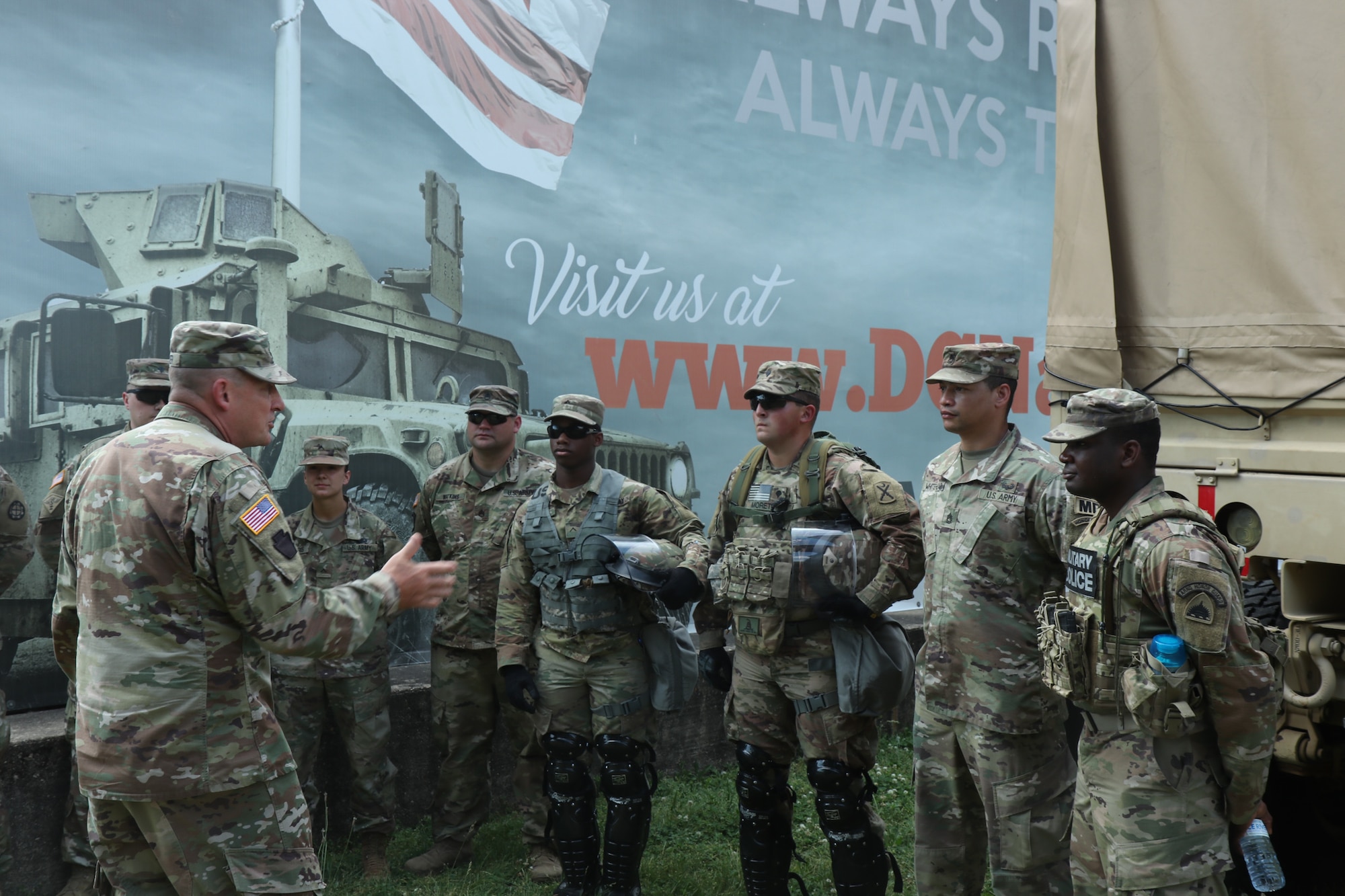 The D.C. National Guard was called upon to support the district’s first responders in May 2020 as protests spread across the nation following the death of George Floyd. Thousands of guardsmen from other states assisted in D.C. National Guard efforts, which concluded in June. The mission was the biggest activation of soldiers and airmen in over 40 years. (Photo credit: D.C. National Guard)