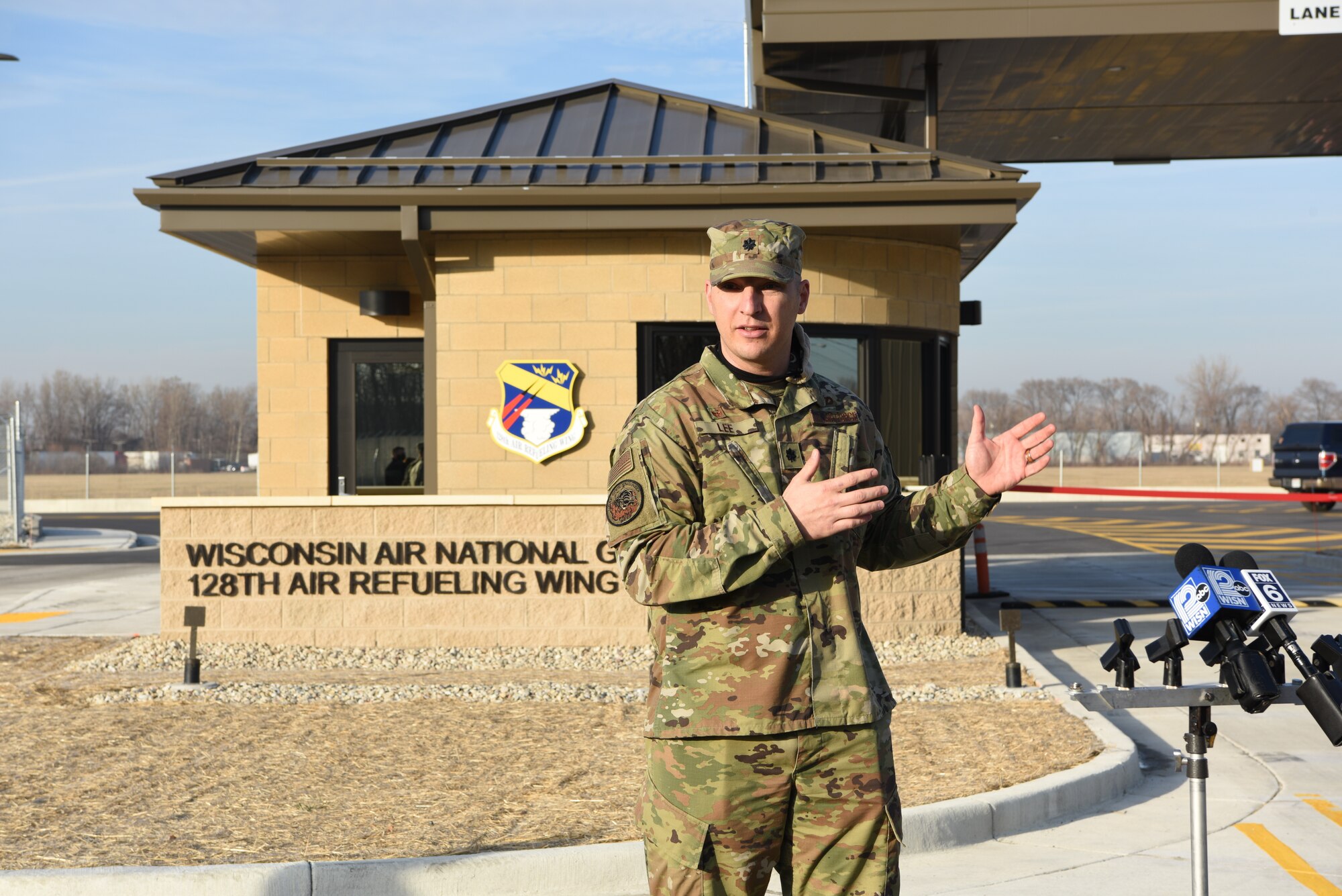 The new main gate significantly improves base defense and traffic flow. Construction of the project began in August 2019 and cost approximately $4.4 million to complete. National Guard Bureau funded the entirety of the project.