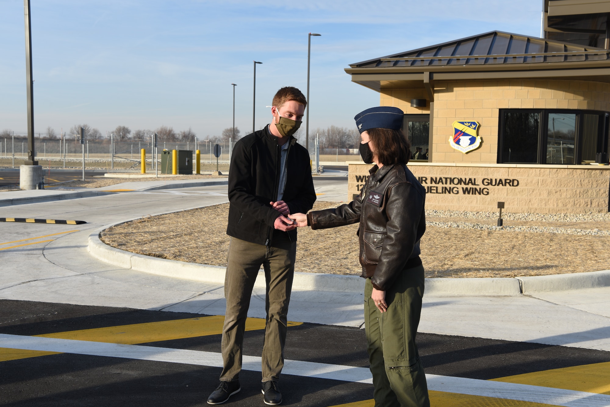 The new main gate significantly improves base defense and traffic flow. Construction of the project began in August 2019 and cost approximately $4.4 million to complete. National Guard Bureau funded the entirety of the project.