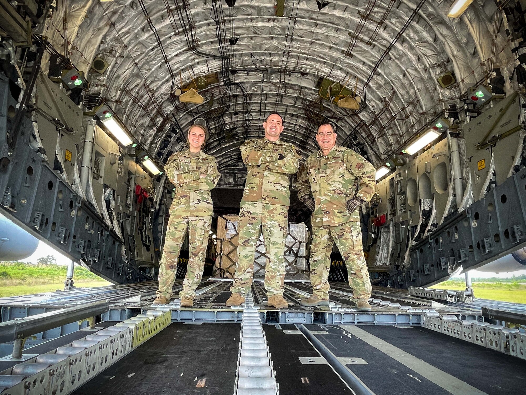 As Christmas quickly approaches, the people of Belize received a much needed gift, in the form of nearly 7,200 lbs. of medical aid delivered via Charleston based C-17.

The donated humanitarian aid, consisting of mostly surgical equipment, was delivered by the 315th Airlift Wing from Joint Base Charleston, S.C., and was estimated to help more than a half-million people in Belize.