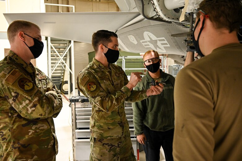 A photo of F-35A maintenance