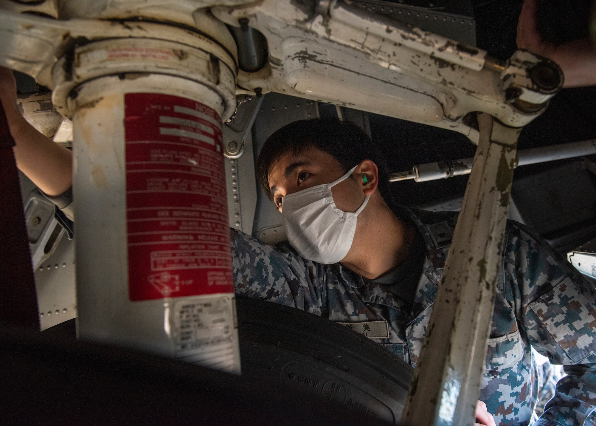 JASDF Maintenance Officers tour 374th MXG