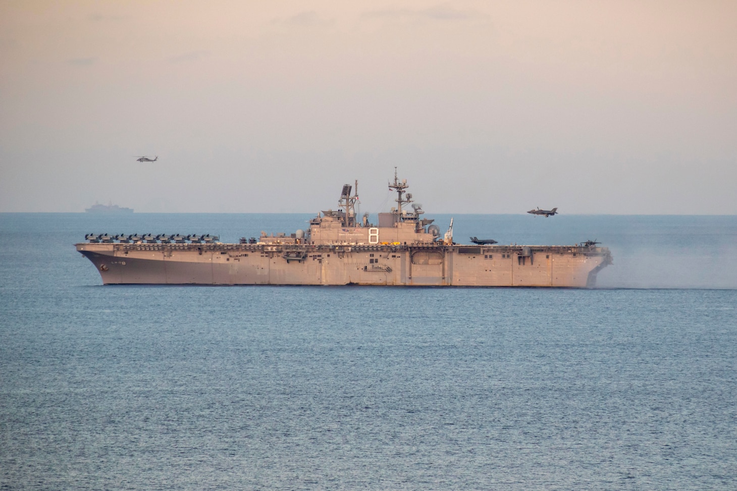 The Makin Island Amphibious Ready Group conducts maritime operations off the coast of Somalia in support of Operation Octave Quartz.