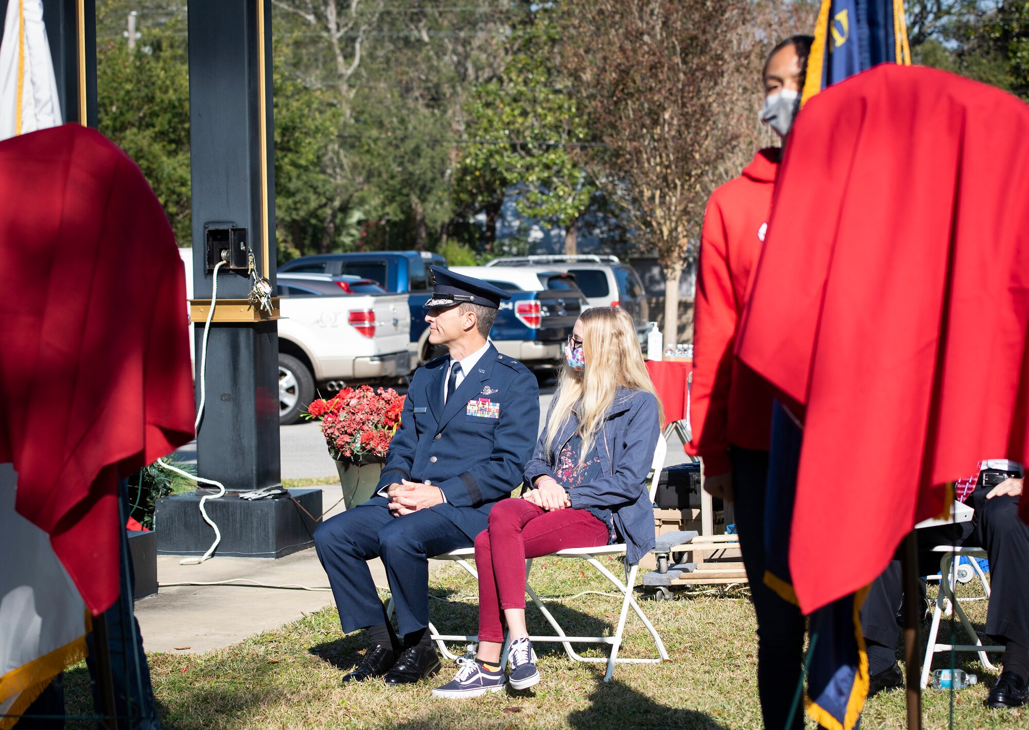 Eglin Airmen participate in first local Wreaths Across America ceremony at Beal Memorial Cemetery in Fort Walton Beach, FL.