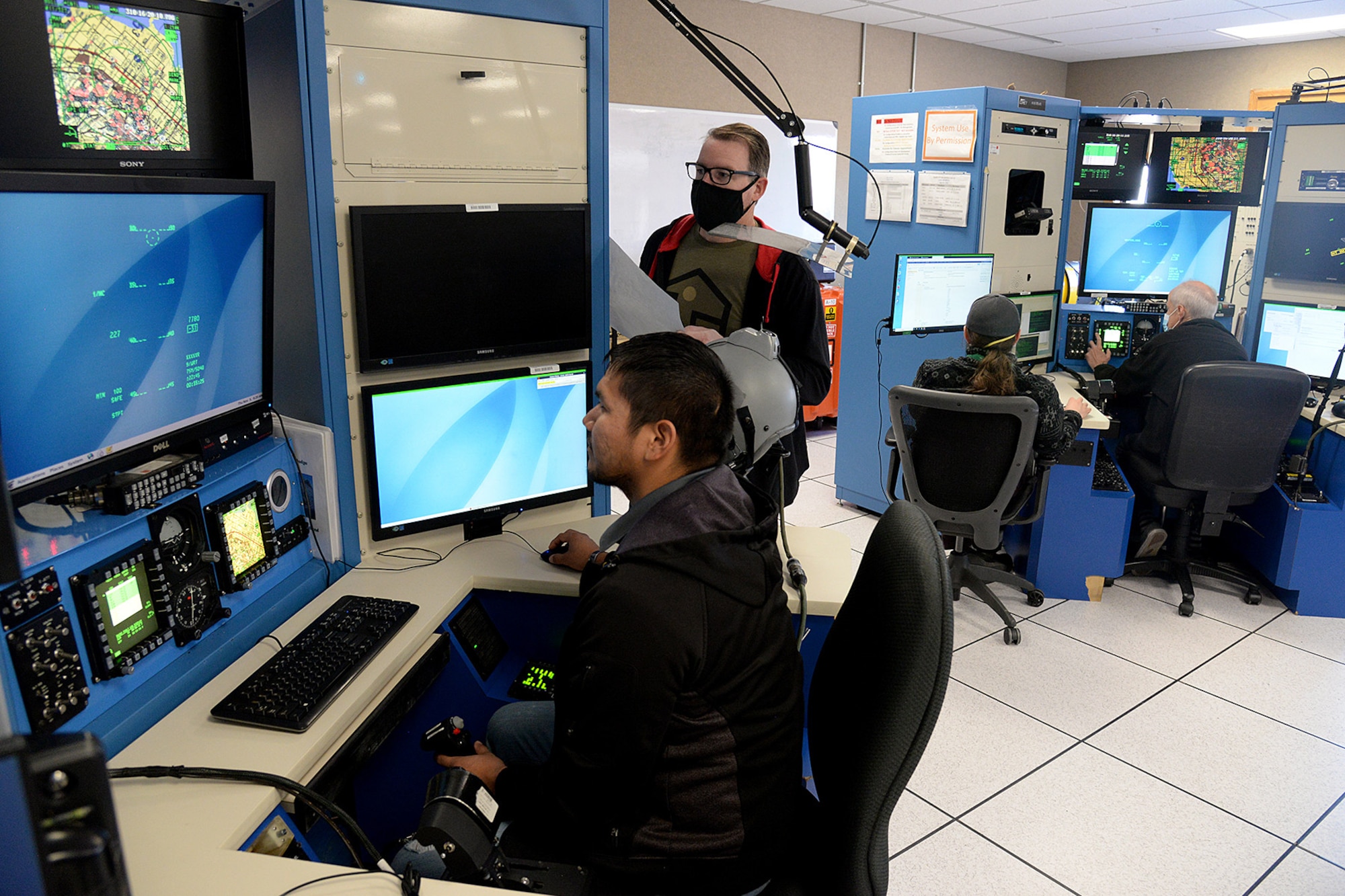 A-10 software engineers work together in teams to verify functionality of organically developed operational flight program software Nov. 5, 2020, at Hill Air Force Base, Utah, before it is released to the warfighter. The 309th Software Engineering Group has a positive and direct impact across multiple essential platforms such as the A-10, F-16, F-22, F-35, Ground Based Strategic Deterrent, Space Systems, and Command and Control.  (U.S. Air Force photo by Alex R. Lloyd)