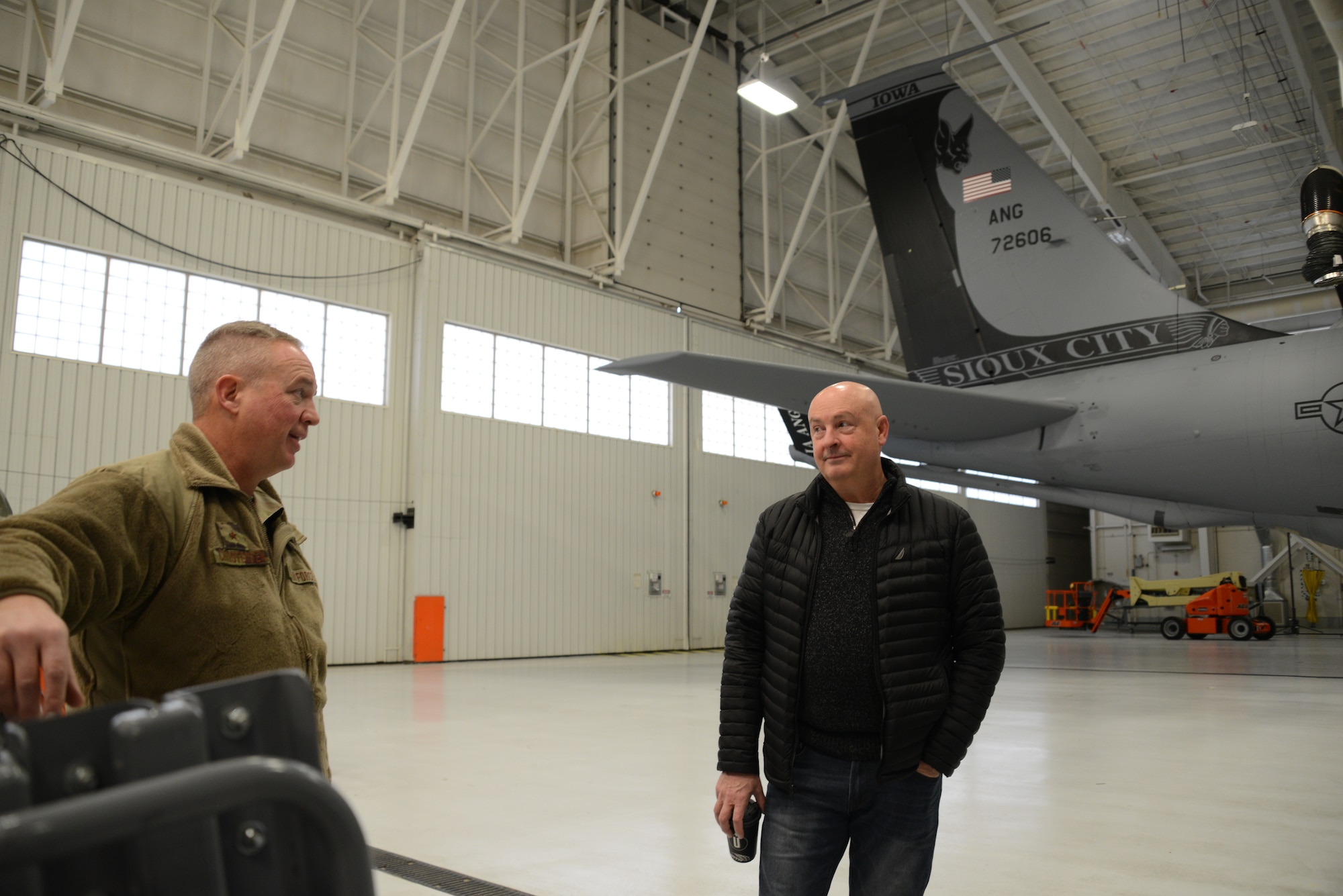 Brig. Gen. Larry Christensen and Col. (ret.) Scott Plambeck  F-16 pilots