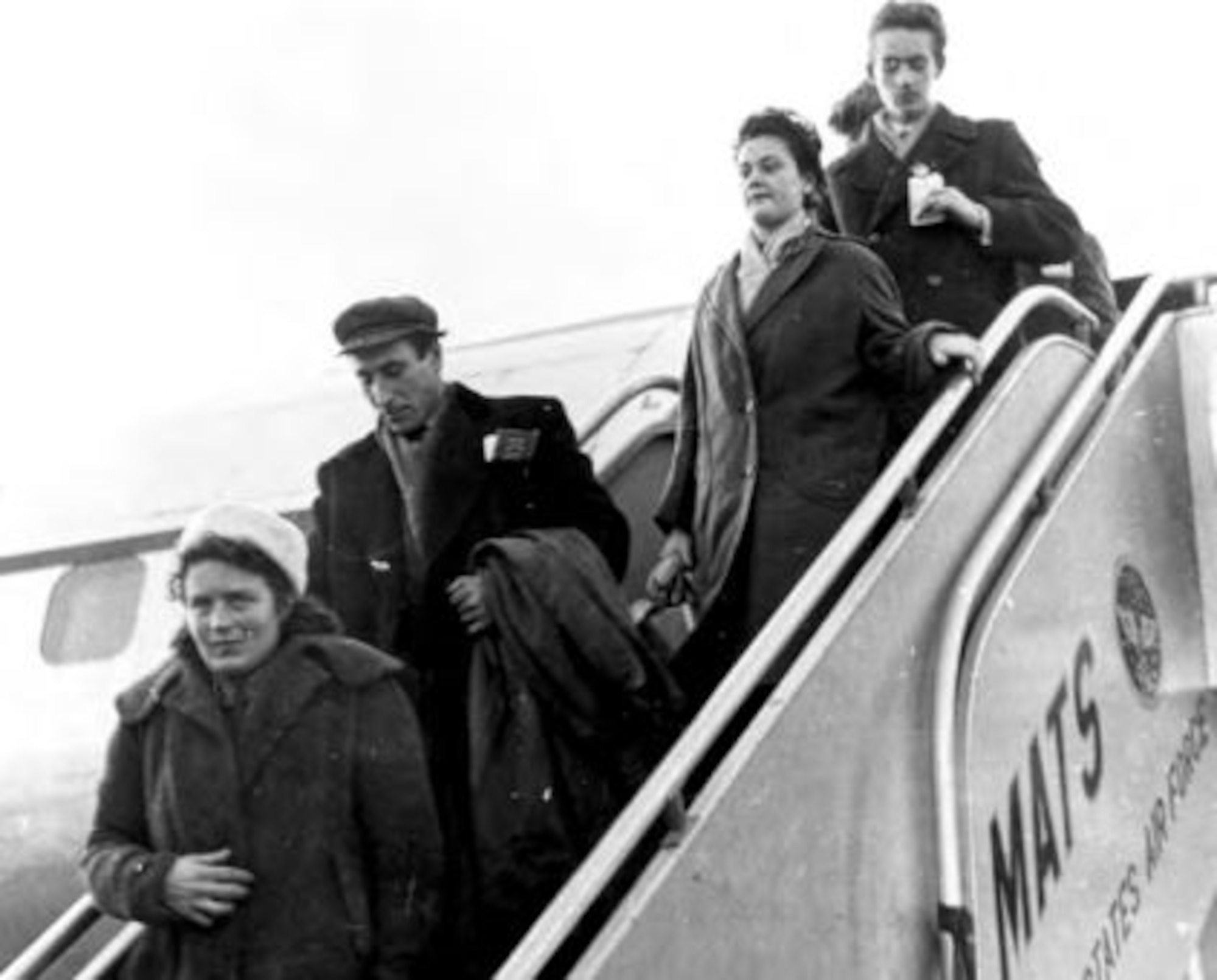 Hungarian refugees arrive in the U.S. during Operation Safe Haven. (Courtesy Photo)