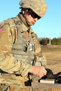 469th Engineer Company Soldiers hone shooting skills at Fort McCoy