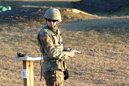 469th Engineer Company Soldiers hone shooting skills at Fort McCoy