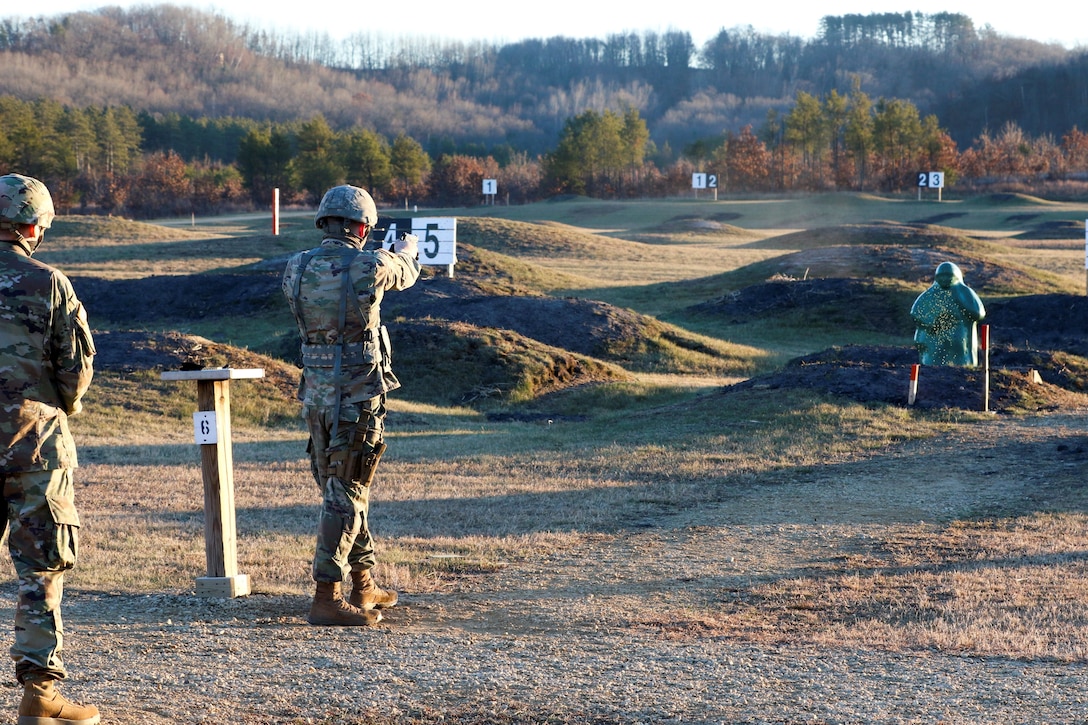 469th Engineer Company Soldiers hone shooting skills at Fort McCoy