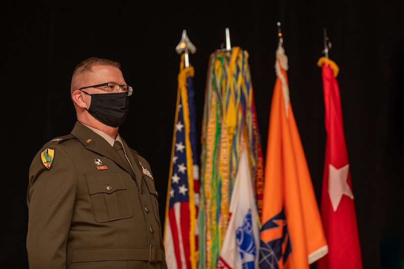 U.S. Army Reserve Brig. Robert Powell Jr. was promoted during a ceremony at Fort Gordon, Georgia, Dec. 15, 2020. With the promotion, Powell will serve as the 335th Signal Command (Theater) deputy commanding general, cyber.