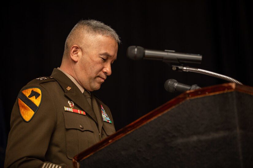 U.S. Army Reserve Brig. Robert Powell Jr. was promoted during a ceremony at Fort Gordon, Georgia, Dec. 15, 2020. With the promotion, Powell will serve as the 335th Signal Command (Theater) deputy commanding general, cyber.