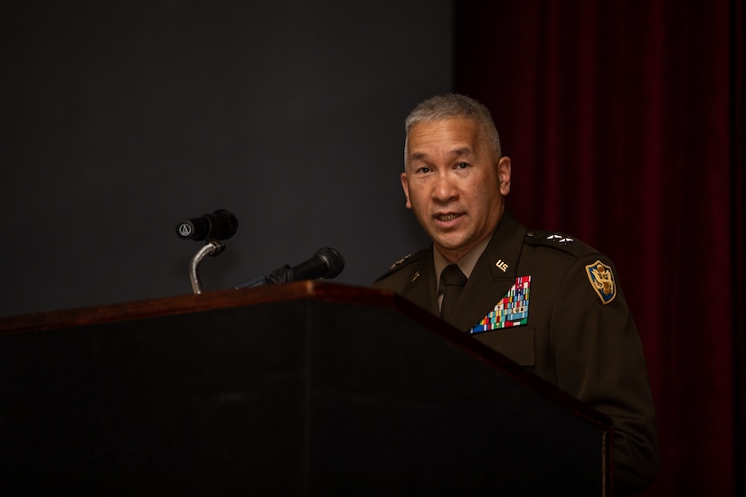 U.S. Army Reserve Brig. Robert Powell Jr. was promoted during a ceremony at Fort Gordon, Georgia, Dec. 15, 2020. With the promotion, Powell will serve as the 335th Signal Command (Theater) deputy commanding general, cyber.