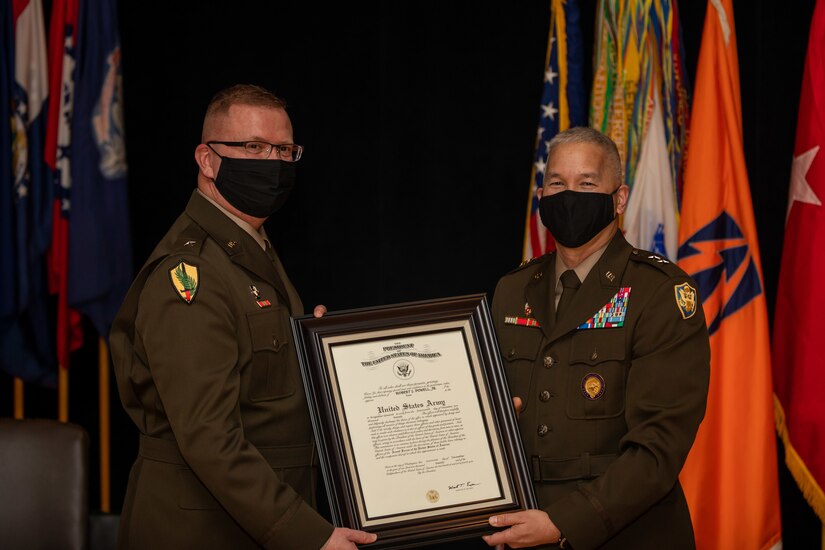 U.S. Army Reserve Brig. Robert Powell Jr. was promoted during a ceremony at Fort Gordon, Georgia, Dec. 15, 2020. With the promotion, Powell will serve as the 335th Signal Command (Theater) deputy commanding general, cyber.