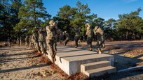 U.S. Army paratroopers prepare to conduct airborne operations at Sicily Drop Zone, Fort Bragg, N.C., Dec. 3, 2020, during non-tactical airborne operations hosted by the U.S. Army Reserve's U.S. Army Civil Affairs and Psychological Operations Command (Airborne) and the 82nd Airborne Division.