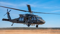 U.S. Army paratroopers prepare to conduct airborne operations at Sicily Drop Zone, Fort Bragg, N.C., Dec. 3, 2020, during non-tactical airborne operations hosted by the U.S. Army Reserve's U.S. Army Civil Affairs and Psychological Operations Command (Airborne) and the 82nd Airborne Division.