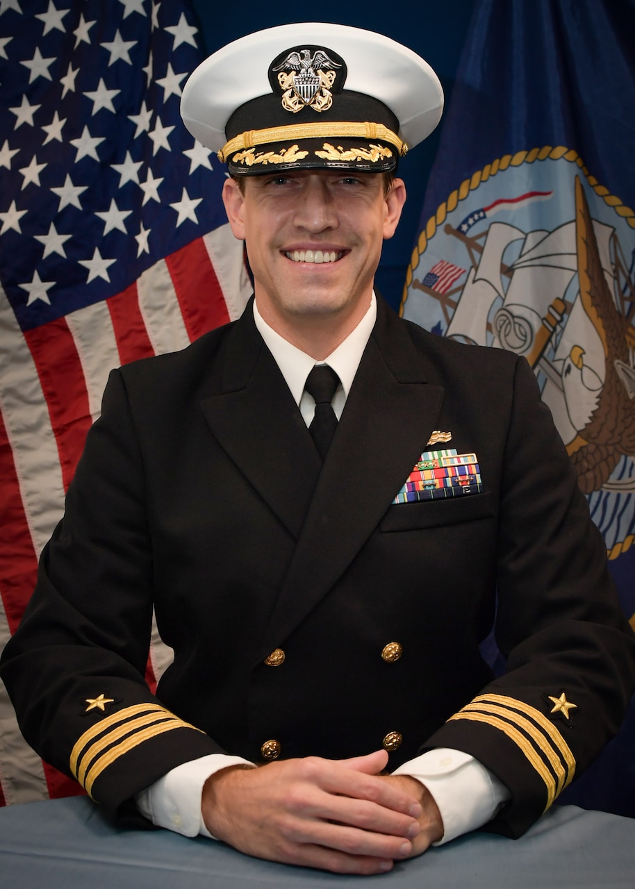 Studio portrait of Cmdr. Grant T. Bryan