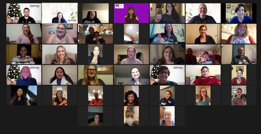 Holloman mothers attend virtual baby shower hosted by El Paso USO