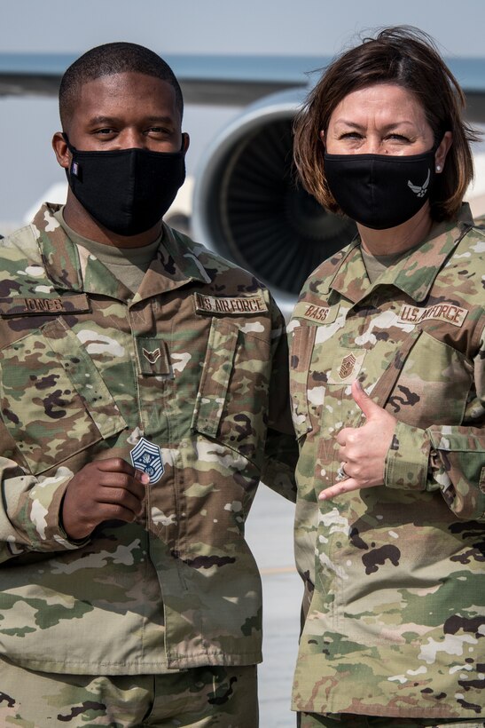 airmen pose for a photo