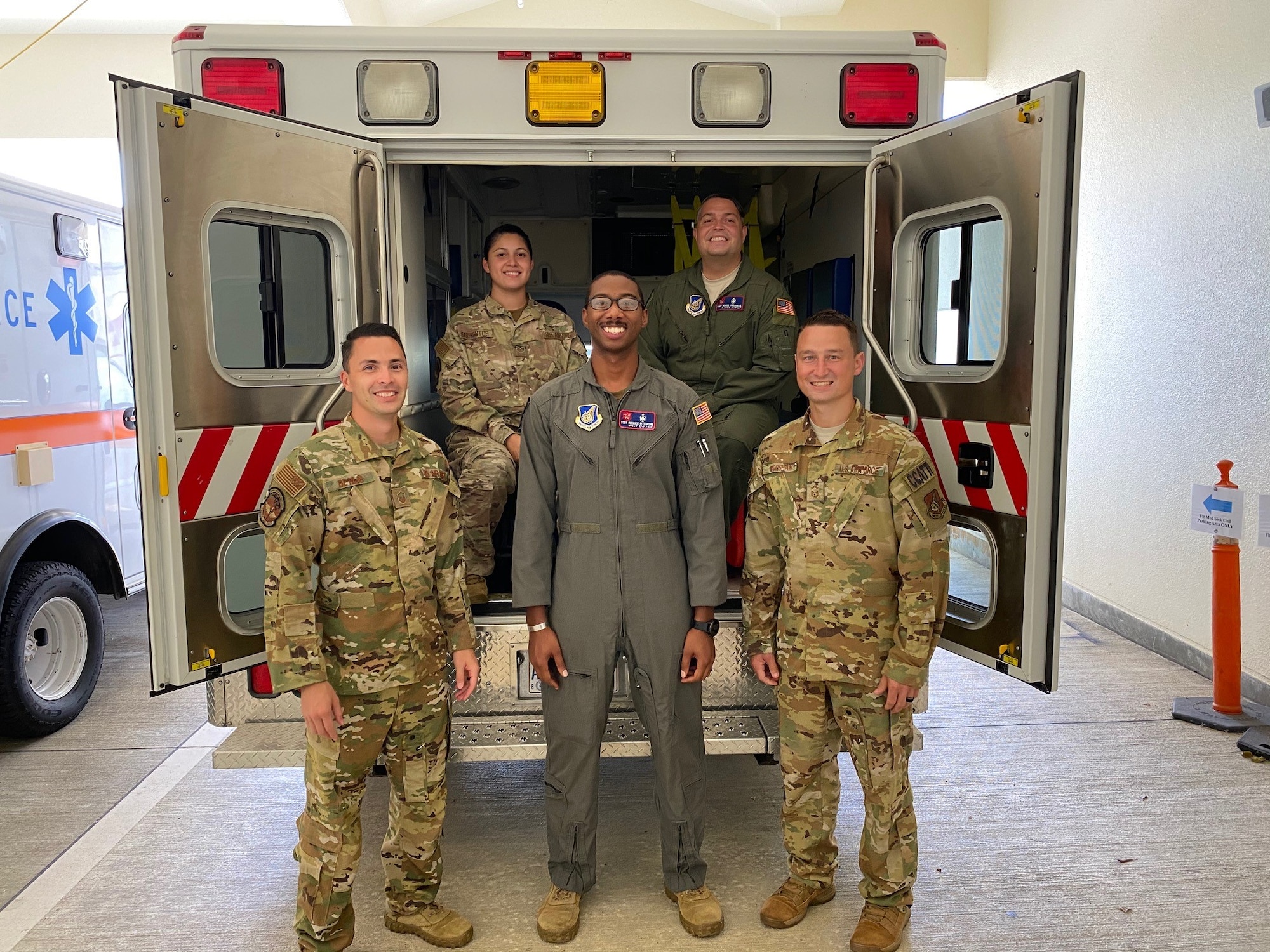 Group photo of 18th MDG Critical Care Air Transport Team