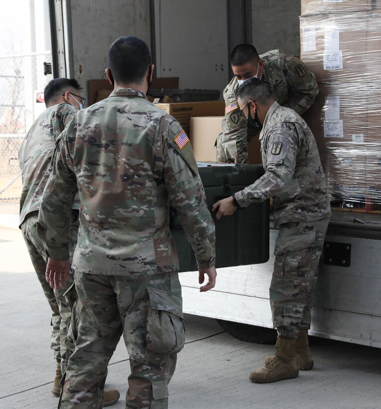 Brian D. Allgood Army Community Hospital staff receives the Coronavirus-19 vaccine at U.S. Army Garrison Humphreys.