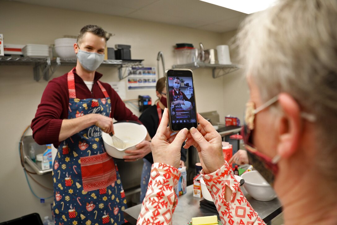 785th Medical Detachment Chaplains support a holiday cookie bake