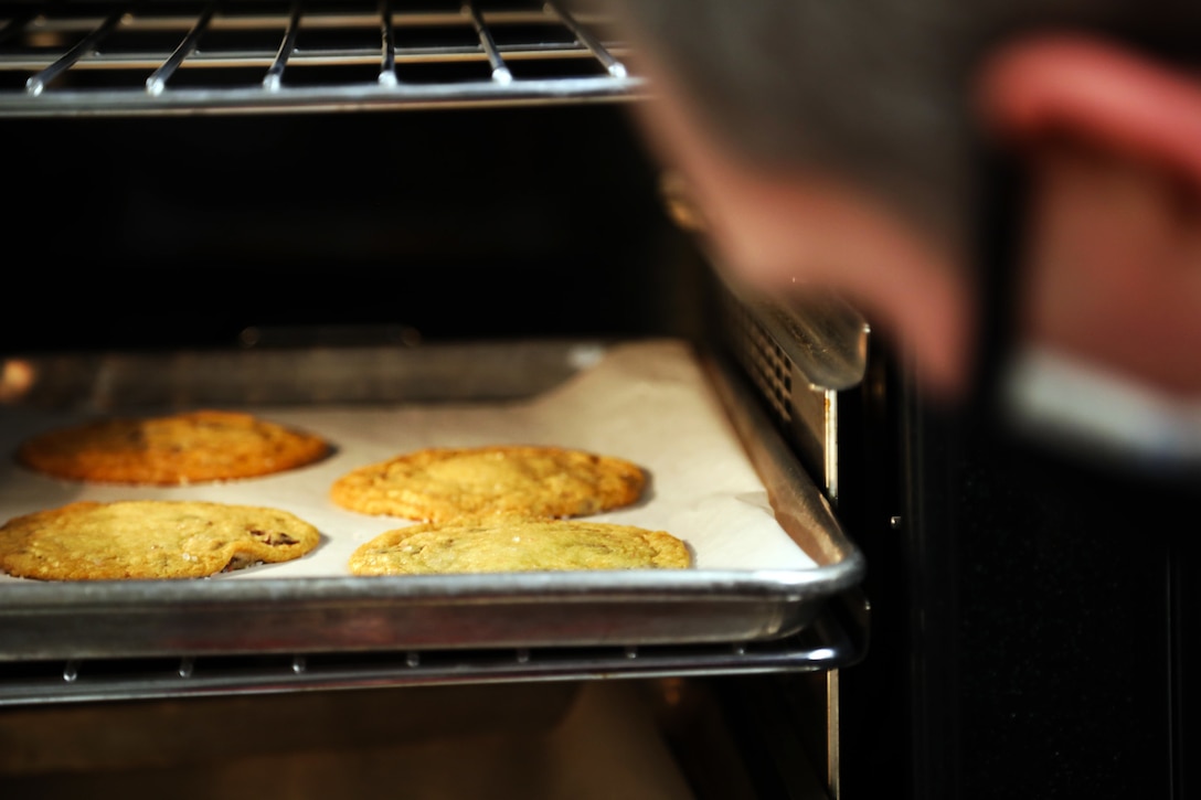 785th Medical Detachment Chaplains support a holiday cookie bake