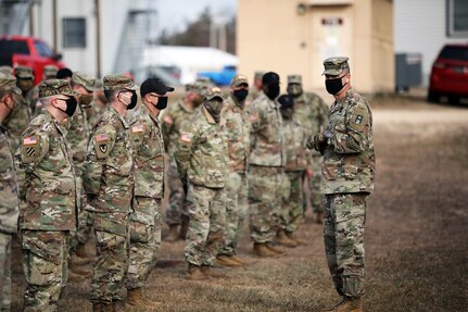 Fort McCoy Soldiers and Sparta Chamber of Commerce Honor Walter Haag