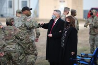 Fort McCoy Soldiers and Sparta Chamber of Commerce Honor Walter Haag