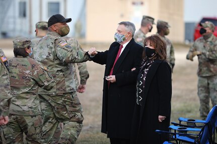 Fort McCoy Soldiers and Sparta Chamber of Commerce Honor Walter Haag
