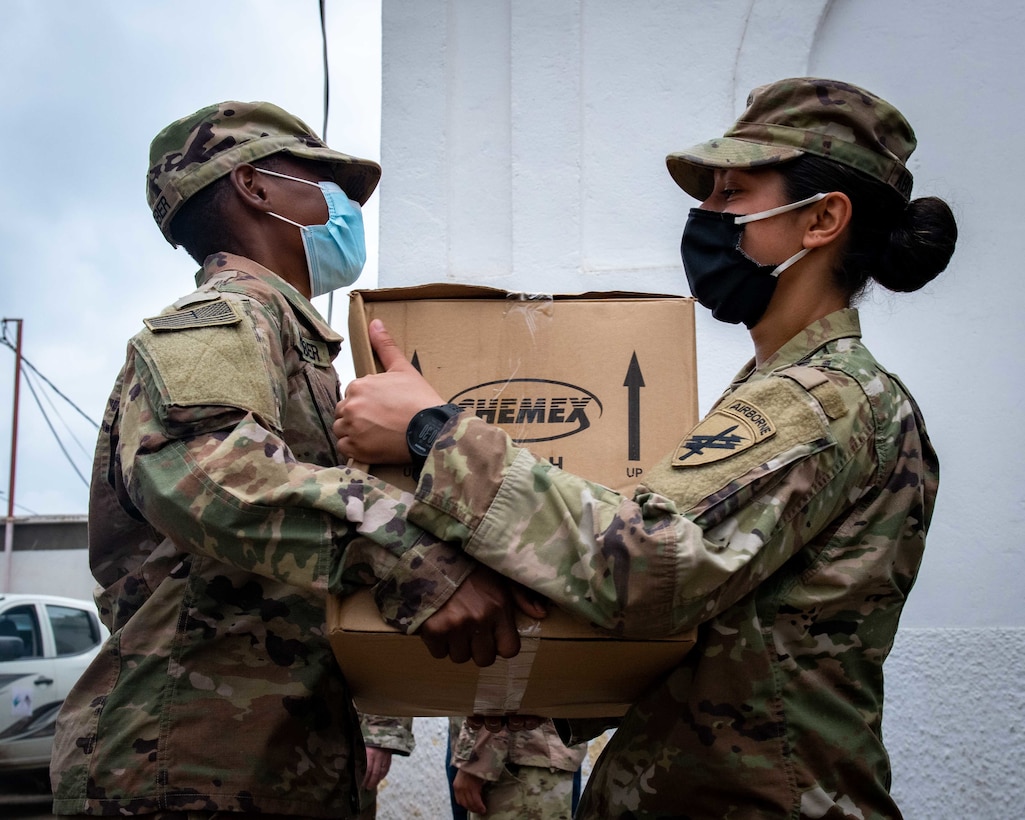 443rd Civil Affairs Battalion Delivers PPE to Djibouti City