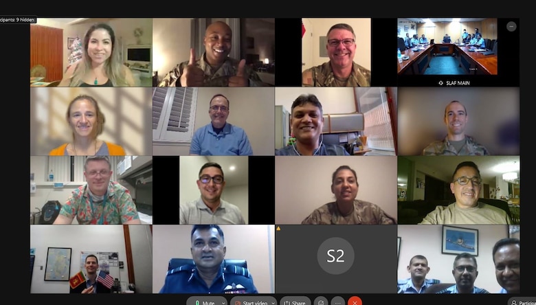 Photo of the first virtual and fourth annual Airmen-to-Airmen Talk hosted from Hickam Air Force Base, Hawaii, Dec. 15, 2020