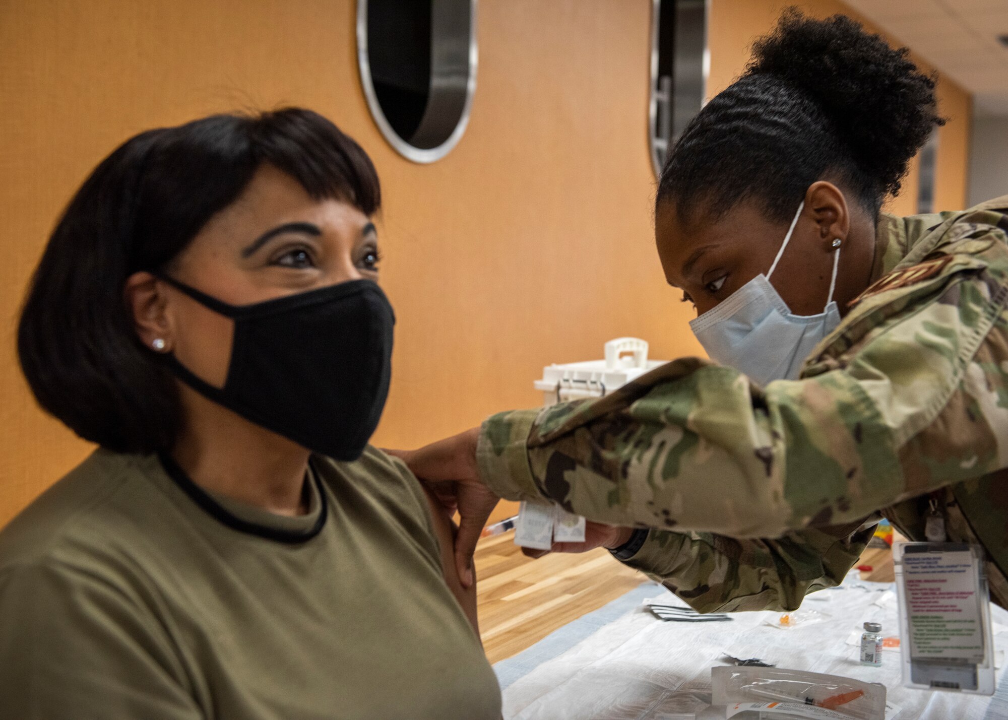 374th MDG administers initial COVID-19 vaccines