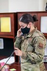 A1C Samantha Blaschke is a military justice paralegal for the 5th Bomb Wing Judge Advocate. Originally from Maricopa, Arizona, she became a part of Team Minot in March 2019. In Blachke’s position, she is responsible for assisting the wing commanders and first sergeants with legal paperwork.
