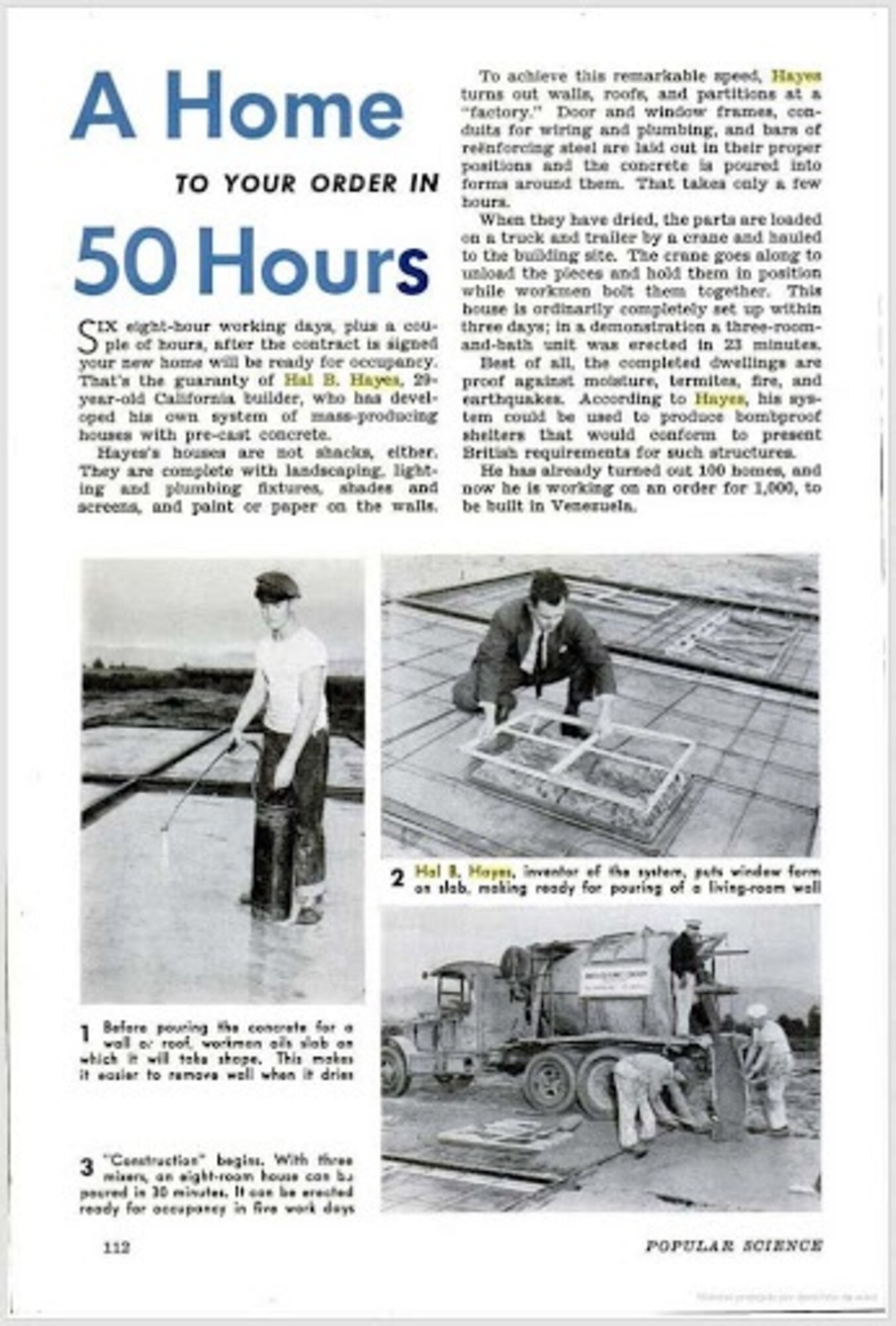 Hal B Hayes Construction